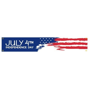 Vikakiooze Home Decor American Independence Day Courtyard Home Party Decoration Banner
