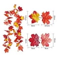 thumbnail image 1 of Vikakiooze Home Decor Autumn Maple Leaf Berry Pumpkin Garland Window Wicker Decoration Door Hang, 1 of 6