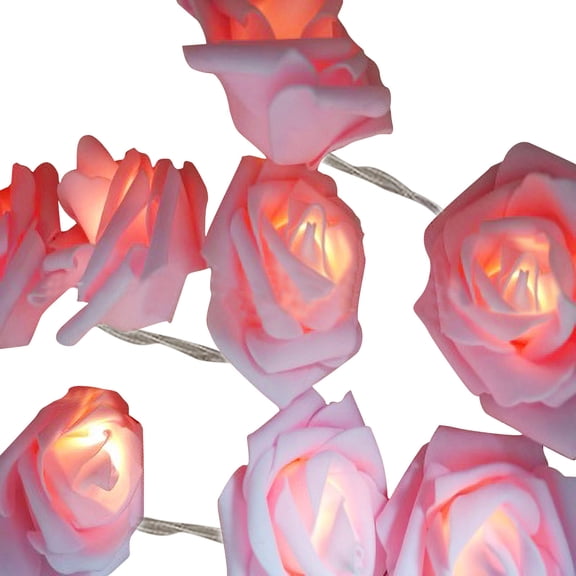 Vikakiooze Home Decor , Beautiful Rose Bouquet LED Tree Lights Party Wedding Home Decor Gift