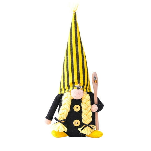 Vikakiooze Home Decor Bumble Bee Striped Gnome Scandinavian Tomte Nisse Swedish Honey Bee Elfs Home