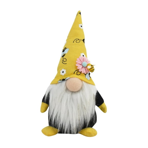 Vikakiooze Home Decor , Bumble Bee Striped Gnome Scandinavian Tomte Swedish Honey Bee Elfs Home