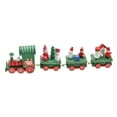 thumbnail image 1 of Vikakiooze Home Decor Christmas Wooden Train Santa Claus Xmas Festival Ornament Home Decor Kids Gifts, 1 of 6