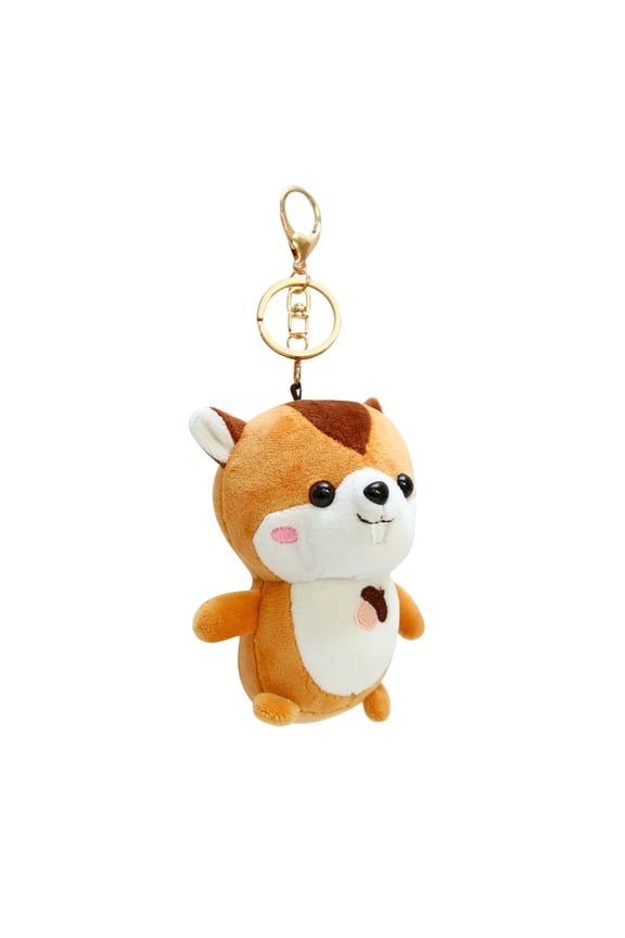Home Decor Clearance, Squirrel Plush Toy Pendant Keychain School Bag Ornament
