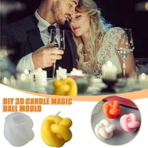 Vikakiooze Home Decor DIY 3D Magic Ball Resin Silicone Soap Mold Maker Tools Chocolate Candle Mold