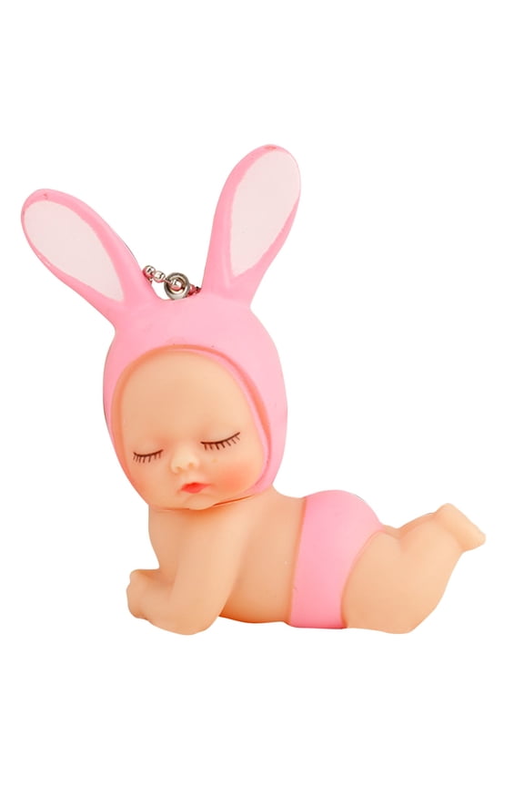Home Decor DIY Sleeping Baby Birthday Cake Baking Decorations Cute Little Doll Keychain