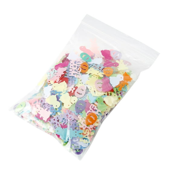 Vikakiooze Home Decor , Eggs Bunny Chick Happy Easter Mixed Confetti Home Decoration