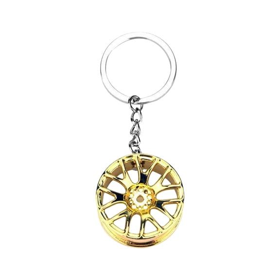 Vikakiooze Home Decor Fit Wheel Rim Keychains Creative Auto Part Car Keyring Key Chains Rings decors