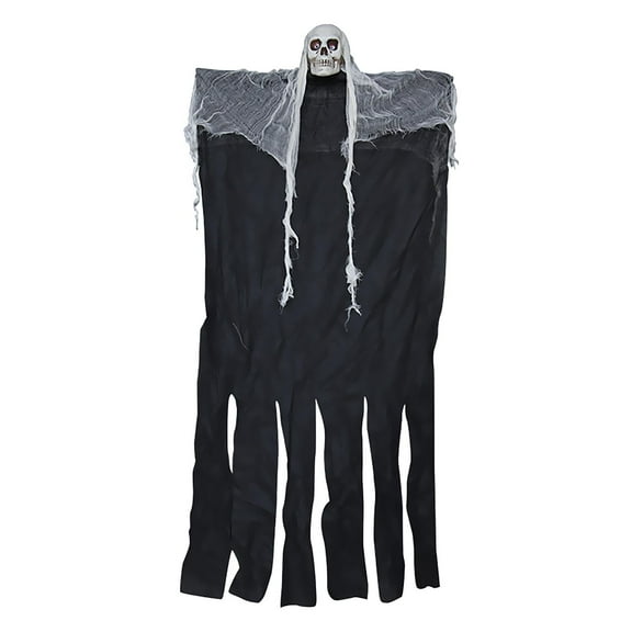 Vikakiooze Home Decor Halloween Props Horror Plastic Skull Ghost Curtain Hanging Hanging Ghost