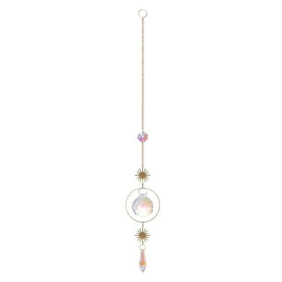 Vikakiooze Home Decor , Hanging Crystal Wind Chimes Prism- Pendant Crystal Decoration Home Decoration