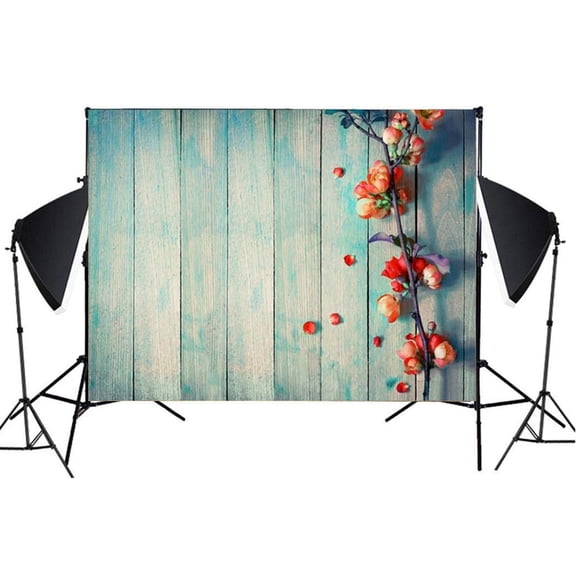 Vikakiooze Home Decor Imitation Wood Grain Photography Props 3D Photo Background Cloth Presentation