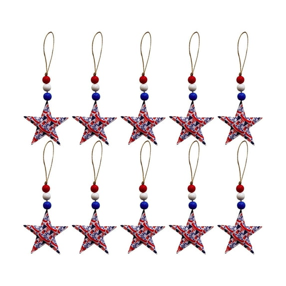 Vikakiooze Home Decor Independence Day Stars Decorations Five-pointed Star 7cm