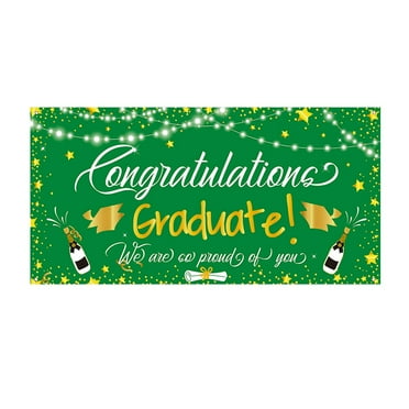 Vikakiooze Home Decor Large Class Of Graduate Banner Decorations Congratulations Banner Graduation Party Photograph Background Decorations
