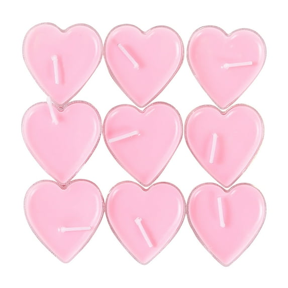 Vikakiooze Home Decor Love Heart-shaped Confession Romantic Smoke-free Birthday Small Candles Marriage Proposal Wedding Scene Decoration
