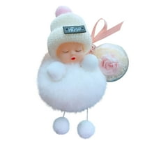 Vikakiooze Home Decor , Lovely Simulation Plush Squint Doll Valentine's Day Rose