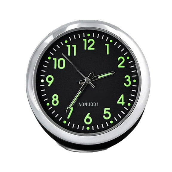 Vikakiooze Home Decor , Mini Car Fluorescent Wall Clock Light Quartz Clock Universal Pocket Watch