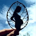 thumbnail image 1 of Vikakiooze Home Decor Mother's Day Decorative Leaves Souvenirs Black Wrought Iron Ornaments Gifts, 1 of 6