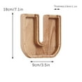 thumbnail image 1 of Vikakiooze Home Decor , Personalized Wooden Name Money Box Wooden Deposit Box Twenty Six English Letters, 1 of 6