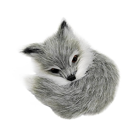 Vikakiooze Home Decor , Plush Imitation Animals, Small Foxes, Pendants, Ornaments, Toys, Handicrafts, Festival Supplies