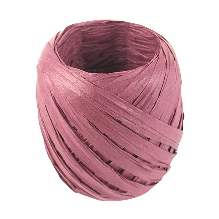 Vikakiooze Home Decor Raffia String, 20m Raffia Ribbon for Wrapping Packing  Birthday Gift Hamper & Box