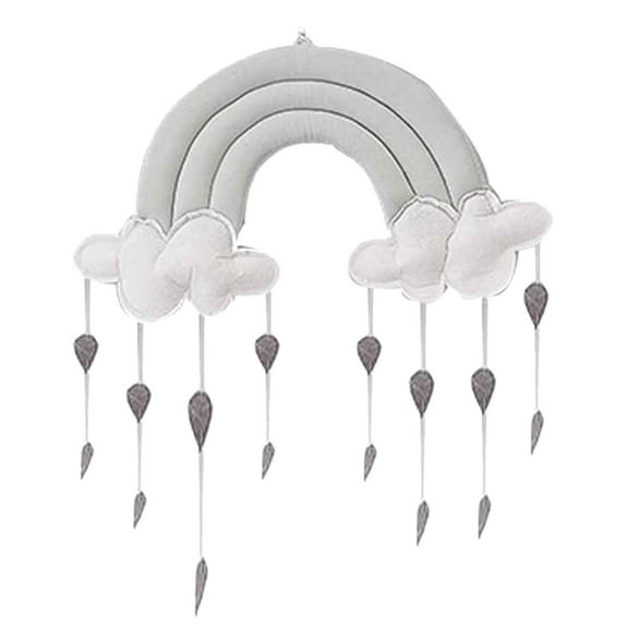 Vikakiooze Home Decor Rainbow Raining Cloud Decoration Baby Room Wall Hanging Kid Tent Toy Photo Props