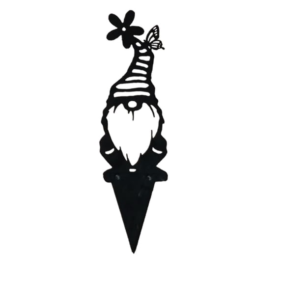 Vikakiooze Home Decor Steel Branch Gnomes Decoration Metal Tree Art Metal Gnomes Garden Steel Silver