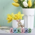 thumbnail image 1 of Vikakiooze Home Decor Under $5, Easter Table Decorations Easter Resin Bunnies Tabletopper OrNaments Cute Spring Rabbit Statue Centerpieces Decor For Party Home Holiday, 1 of 4