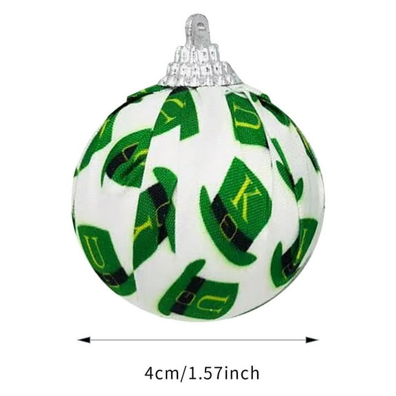 Vikakiooze Home Decor Under $5, St. Patrick's Day Party Decoration Irish Festival Cloth Ball New Year Party