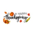 thumbnail image 1 of Vikakiooze Home Decor Wall Decor Wall Sticker Self Thanksgiving Wall Stickers Bedroom Living Room Bedside Home Stickers Leaf Wreath, 1 of 7