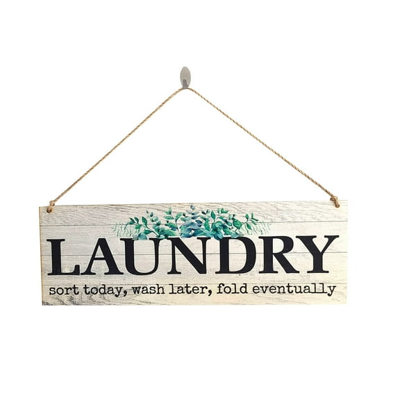 Vikakiooze Home Decor , Wooden Square Hanging Home Wall Decor Hanging Tag Home Wall Decoration