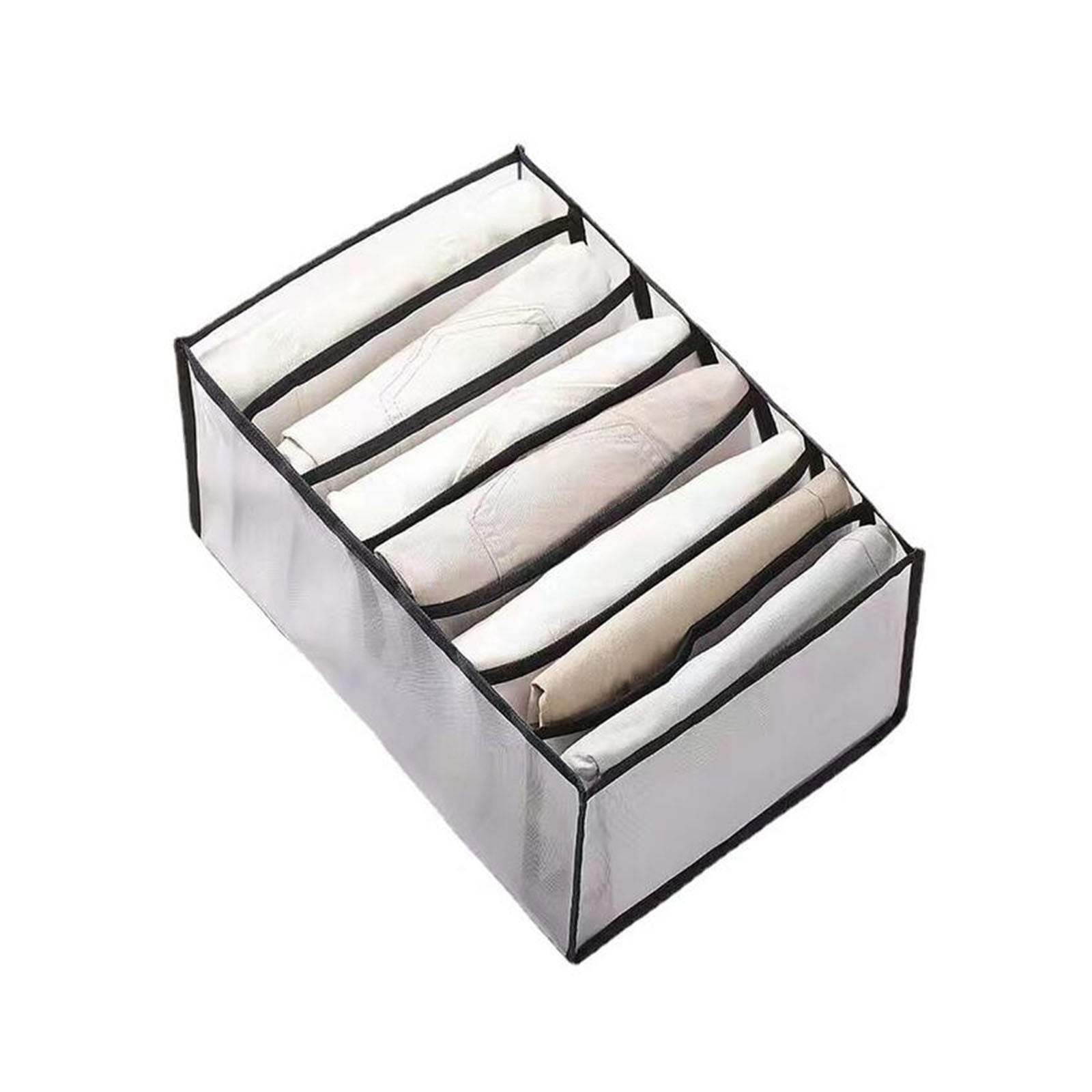 Vikakiooze Home Mesh Storage Box Foldable Closet Clothes Dividers Nylon