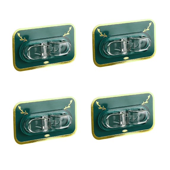 Vikakiooze Home Storage and Organization 4Pc Data Cable Wire Cable Manager Punch-free Network Cable Routing Mobile Phone Cable Storage Holder