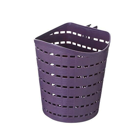 Vikakiooze Home Storage and Organization Kitchen Storage Basket Rotatable Single Hook Hollow Plastic Storage Basket