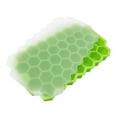 thumbnail image 1 of Vikakiooze Honeycomb pattern ice maker ice tray with lid, easy-release silicone and spill-resistant removable lid for cocktails, freezers, and more, 1 of 7