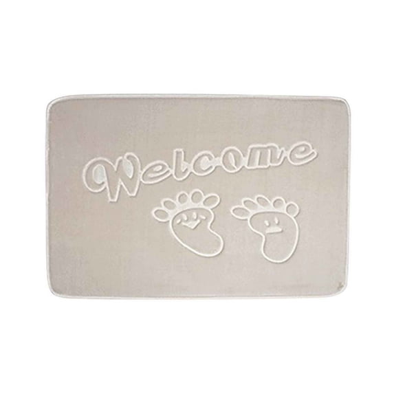Vikakiooze Household Accessories, Bathroom Floor Mat, Bathroom Diatomaceous Mud Absorbent Mat, Bathroom Entrance Carpet, Entrance Soft Foot Mat, Brown