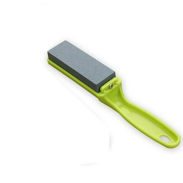 Vikakiooze Household Sharpening Stone Kitchen Double Sided Sharpening Stone With Base Non Slip Knife Sharpener Polishing Grinding Knife Sharpening Tool