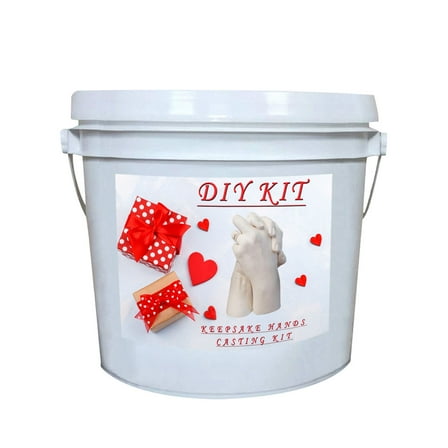 Vikakiooze Keepsake Hands Casting Kit Large | DIY Plaster Statue Molding Kit Hand Holding