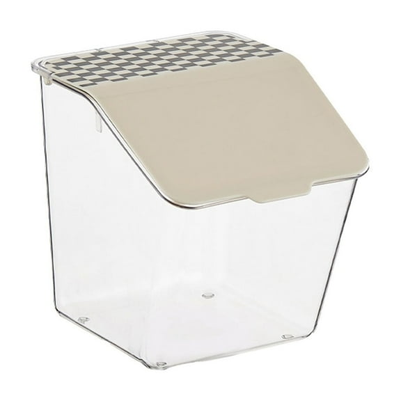 Vikakiooze Kitchen Seasoning Basket Scallion Ginger Garlic Storage Box Wall Mounted Non Perforated Transparent Plastic Storage Box With Lid