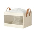 thumbnail image 1 of Vikakiooze Large Capacity Clothing Storage Box,Sealed Dustproof Storage Bag with Durable Handle,Moisture-Resistant and Pest-Protective,Perfect for Moving, 1 of 3