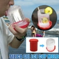 thumbnail image 1 of Vikakiooze Large Capacity Plastic Water Cup Silicone Ice Cup Summer Water Cup Portable Ice, 1 of 9