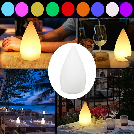 Vikakiooze Lights Table Lamp with Battery and Remote Control Bedside Lamp LED Room Lamp Decorative Light Mood Lamp