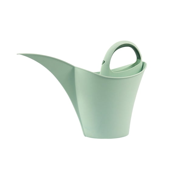 Vikakiooze Long Spout Watering Can 2 Liter Large Capacity Thickened Plastic Garden indoor Plant Watering Pot with Ergonomic Handle Green