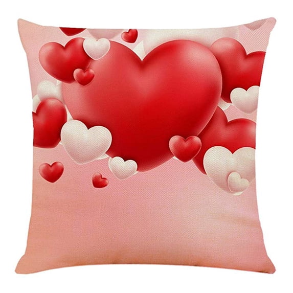 Vikakiooze Lovers Series Valentine's Day Confession Pillow Cover Cushion Cover 45x45cm