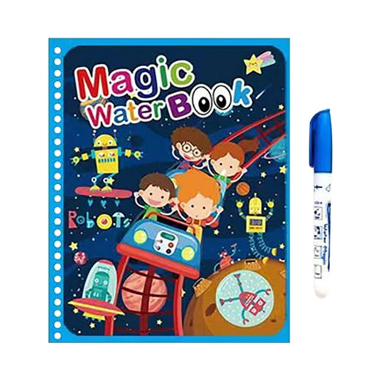 Vikakiooze Markers For Kids Back To School Supplies, Coloring And Coloring  Book For Kindergarten Watering Book For Repeated閿?Ml 