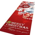 thumbnail image 1 of Vikakiooze Merry Christmas Door Mat Entry Christmas Door Rug Blanket Holiday Welcome Mat Indoor Outdoor for Home Entrance Front Door Porch Christmas Decoration, 23 x 70 Inches 2022, 1 of 1
