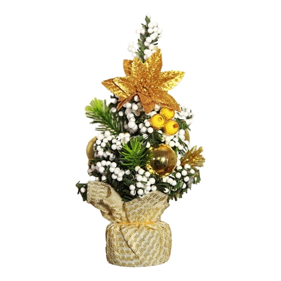 Vikakiooze Mini Christmas Tree Christmas Tree Christmas Day Decorations Exquisite Decoration Small Tree With Decorations 2023
