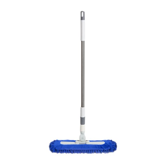 Vikakiooze Mop Flat Household Tile Floor Wooden Floor Cotton Thread Push Rotating Hand-free Washing Wet And Dry Flat Mop
