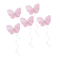 Vikakiooze Mother's Day Embroidered Butterflys Cakes Decorating Insert Diy Birthday Cake Dessert Table Baking Insert Plates Ornament