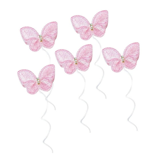 Vikakiooze Mother's Day Embroidered Butterflys Cakes Decorating Insert Diy Birthday Cake Dessert Table Baking Insert Plates Ornament