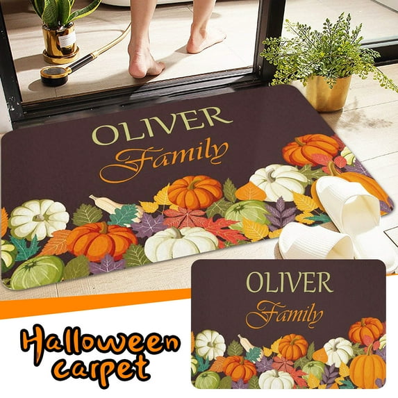 Vikakiooze New Door Mat Non Slip Mat Bedroom Living Room Carpet Mat Halloween decorations sales