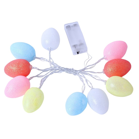 Vikakiooze Outdoor Christmas Lights 10/20 LED Light Easter Eggs For Easter Party Decoration Wedding Decoration